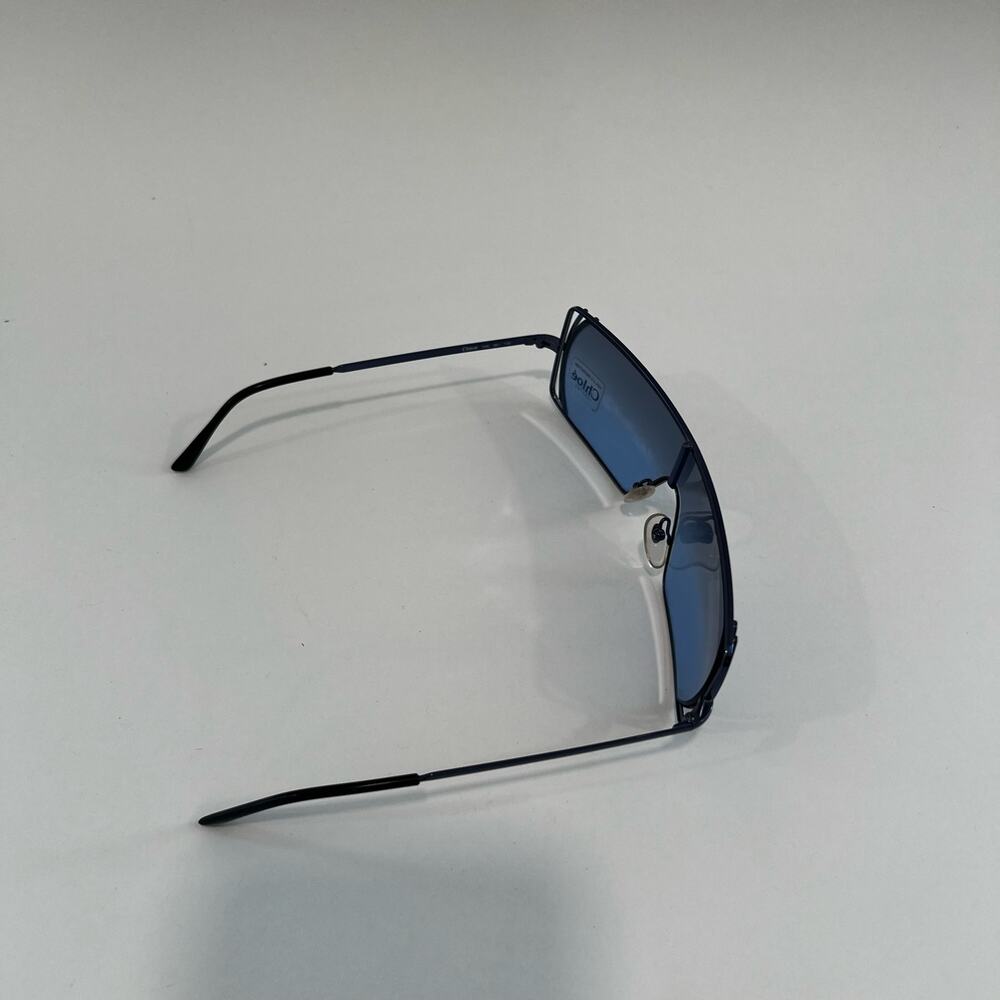 NWOT Chloe Vintage Deadstock Panoramic Sunglasses Blue Gradient Lens - Picture 8 of 10